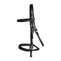 Spanische Trense "Sencillo" schwarz Cob