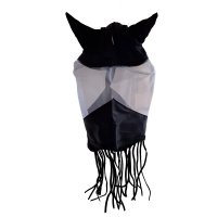 Fliegenmaske "Gaukler" Pony weiß