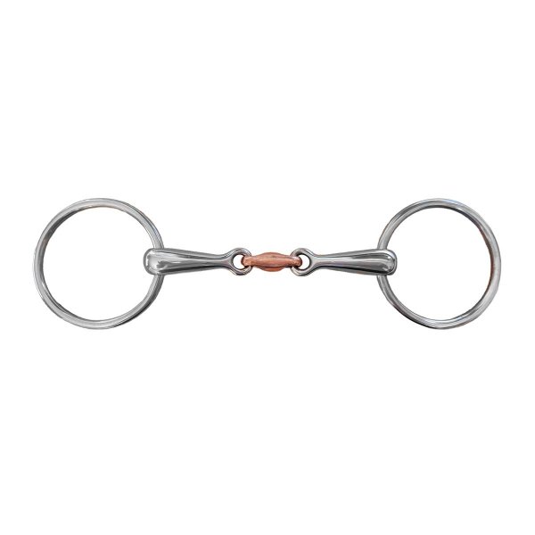 Wassertrense, doppelt gebrochen, mit Kupfermundstück 11,5 cm