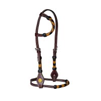 Einohrzaum "Braided Elegance" Cob