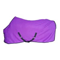 Fleecedecke "Duval" mit Bauchgurt lila 135 cm