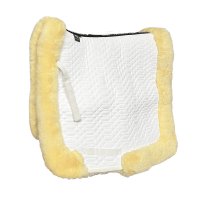 Schabracke Lammfell komplett, Fellkranz Dressur...