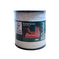 EconomyLine, Seil, 500m, 6mm, weiß, 6 x 0,2mm Niro
