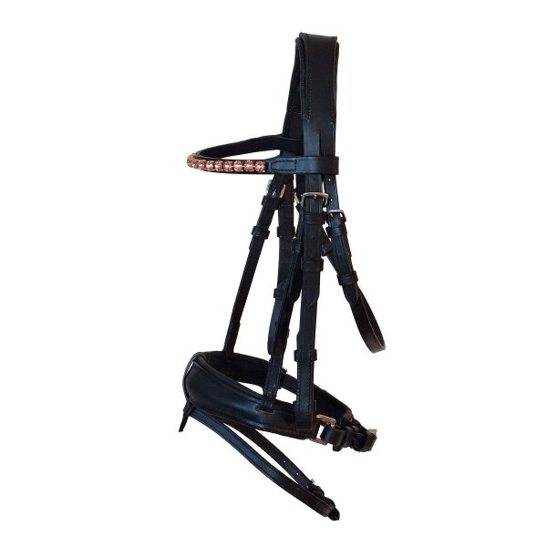 Trensenzaum "Brianna" mit abnehmbarem Sperrriemen