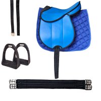 Sattelset "Color Star 14" groß 14 blau