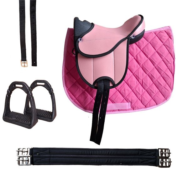Sattelset "Little Colour Star" 10" Pink