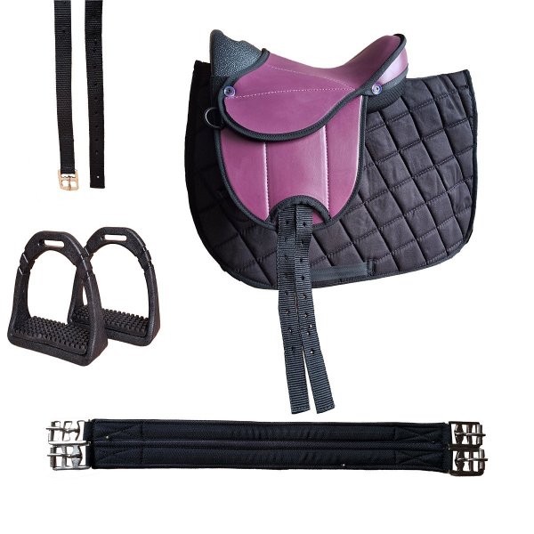 Sattelset "Little Colour Star" 10" Lila