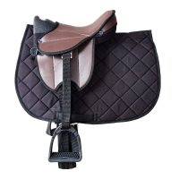 Sattelset "Little Colour Star" 10" Braun