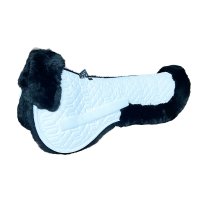 Sattelkissen Lammfell Fellrand vorn & hinten L...