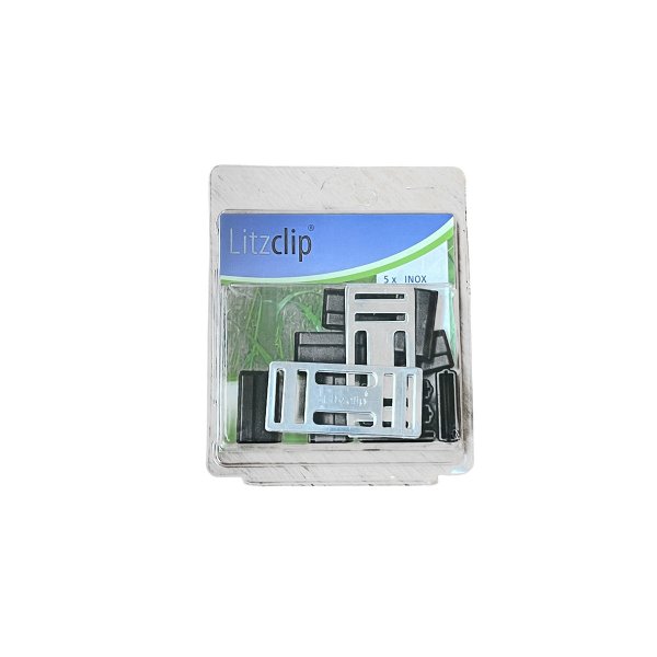 Litzclip Bandverbinder 20mm Edelstahl, 5 Stück