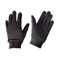 Reithandschuh Baumwolle M Schwarz
