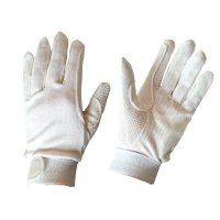 Reithandschuh Baumwolle XL Weiß