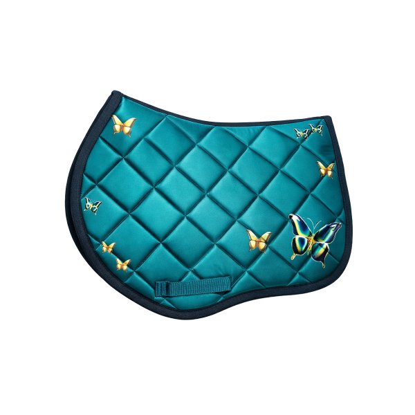 Schabracke "Butterfly" teal