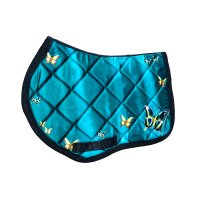 Schabracke "Butterfly" teal