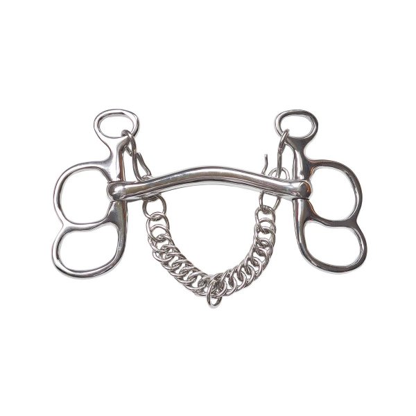 Postkandare, 2 Ringe, Stange, Edelstahl 9,5 cm