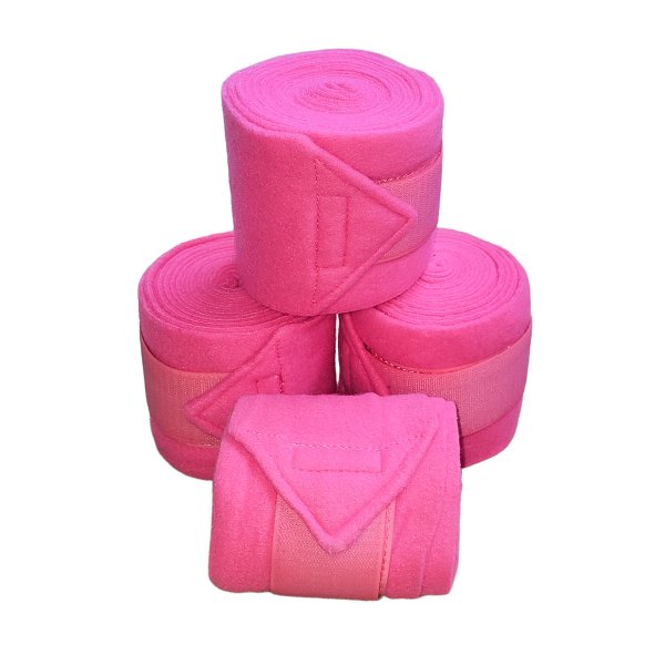 Fleecebandagen 4er Set Pink
