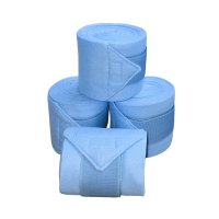 Fleecebandagen 4er Set Helllblau