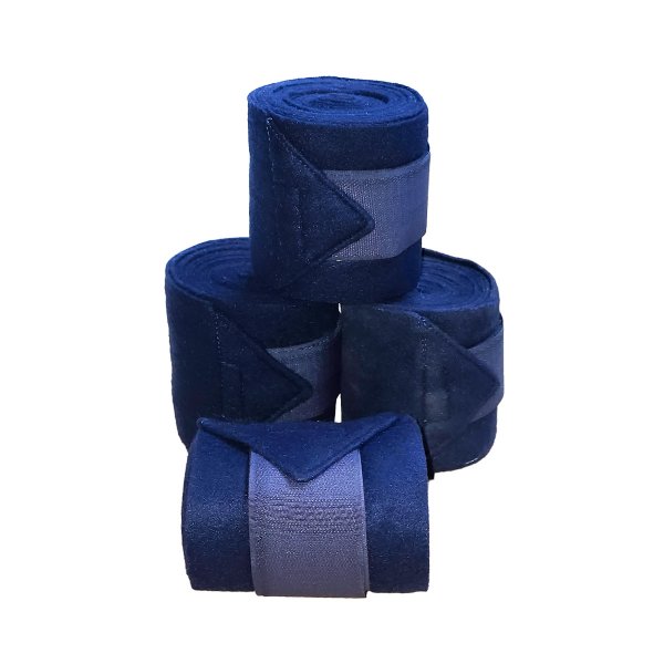 Fleecebandagen 4er Set Blau