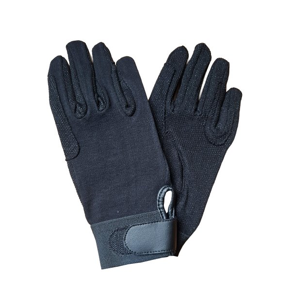 Reithandschuh "Cotton" schwarz XL