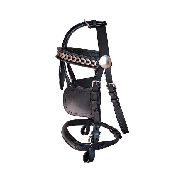 Fahrzaum "Basic Plus" mit Scheuklappen Mini-Mini-Shetty