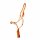 Knotenhalfter "4 Knoten" inkl. Strick orange