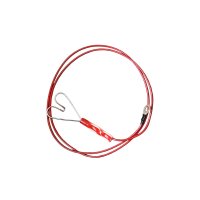 Zaunanschlusskabel rot Herz / Öse
