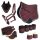 Reitset Kollektion "Nobile" Full Bordeaux