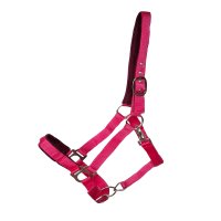 Kunststoffhalfter "Basic" unterlegt Cob magenta