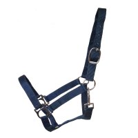 Kunststoffhalfter "Meadow" navy Cob
