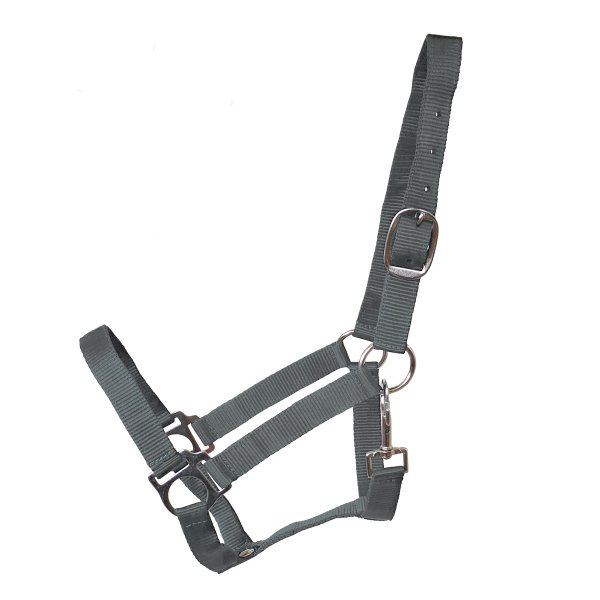 Kunststoffhalfter "Meadow" grau Pony