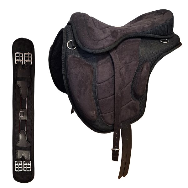 Baumloser Sattel "Expert Pro" 17" schwarz