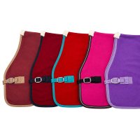 Fleecedecke Comfort Mini Rot-/Rosa-/Lilatöne 75 cm