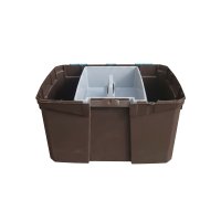 Putzbox "Step" braun-hellblau B-Ware