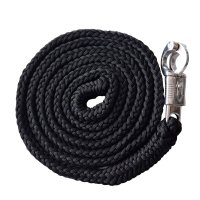 Führstrick "Meadow" mit Panikhaken Schwarz