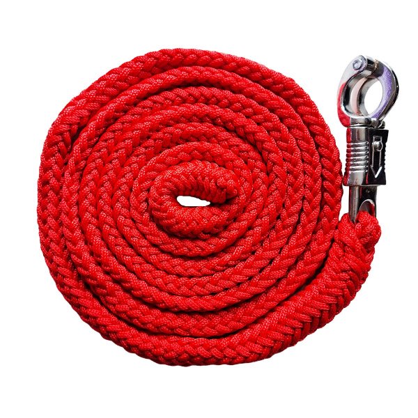 Führstrick "Meadow" mit Panikhaken Rot