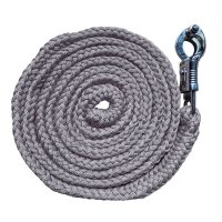 Führstrick "Meadow" mit Panikhaken Grau