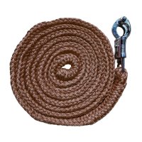Führstrick "Meadow" mit Panikhaken Mocca