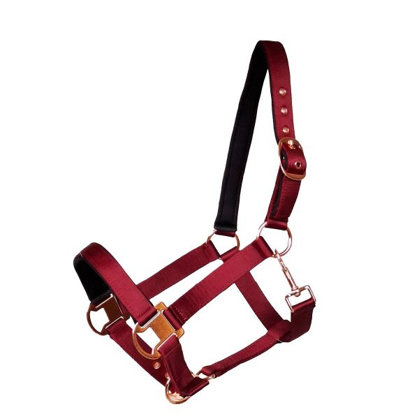 Halfter "Glossy Design" Weinrot Full Weinrot