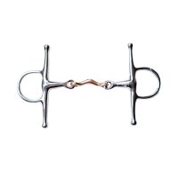 Schenkeltrense, Edelstahl, doppelt gebrochen,...