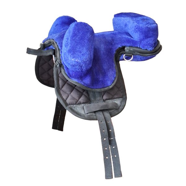 Fellsattel "Mini", Kunstfell, Blau