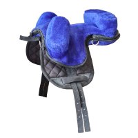 Fellsattel "Mini", Kunstfell, Blau