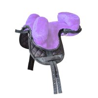 Fellsattel "Mini", Kunstfell, Lila