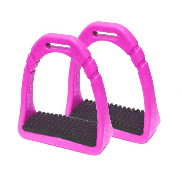 Steigbügel Kunststoff "Little Color Star", Paar Pink