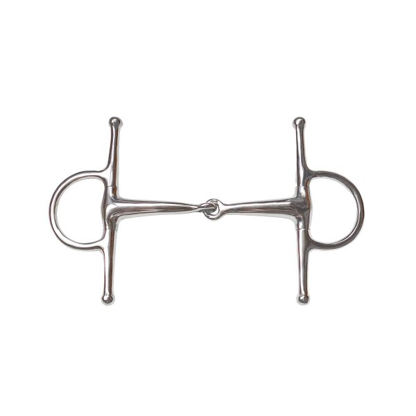 Schenkeltrense, Edelstahl, einfach gebrochen