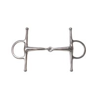 Schenkeltrense, Edelstahl, einfach gebrochen