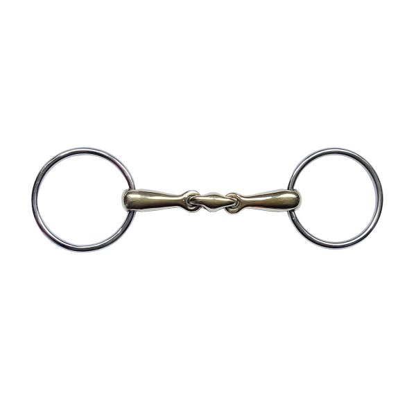 Ausbildungsgebiss, 18mm, Argentan, Edelstahlringe 9,5 cm