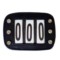 Turniernummern "Leder" 3-stellig