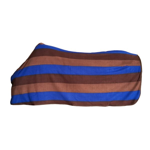 Abschwitzdecke "Stripes" 125 cm blau-braun