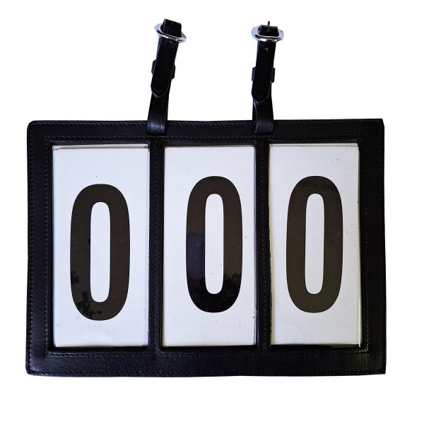Wagennummern 3-stellig schwarz