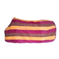 Abschwitzdecke "Stripes" 125 cm lila-braun